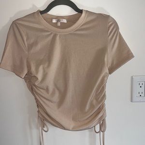 WAYF short sleeve top with ties on side